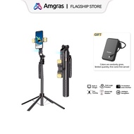 Amgras AILink Ⅳ Ultra Face Tracking Gimbal stabilizer tripod selfie stick 1900mm stretchable 360°rot