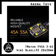 TMotor F45A Mini ESC 3-6S 4in1 Blheli32 20x20mm 32Bit 45A T-Motor