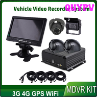 QUYPV Auto Lkw Ahd 1080P Mobile Dvr Unterstützung Gps 4G Wifi Mdvr Fahrzeug Rekorder Kit Mit Kamera 