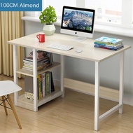Modern Home Office Desk Table with Book Shelf 2 Tier 100x40cm