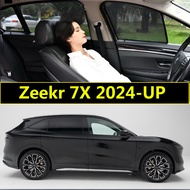 Car Window Shade Sunshade for Zeekr 7X 2024-UP Accessories Car Curtains Sun Protection UV