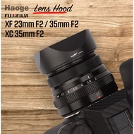 Fuji 23mm f2 And 35mm f2 Square Hood From Haoge Lens LH-35VB