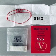 滿$30 包郵 Valentino 217A 唇膏 香水 Bracelet Red Vlogo Rouge 手繩 手鏈 V 紅色手鍊
