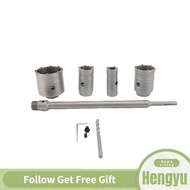 hengyu Wall Hole Saw Kit 30mm 40mm 50mm 68mm Opener 320mm Connecting Rod Center Drill Set for Concre
