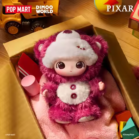 New Genuine DIMOO WORLD × PIXAR Vinyl Plush Pendant Blind Box Collectible Keychain Gift