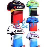 Cube Sportswear Bike Cycling Jersey Short Sleeve Shirt