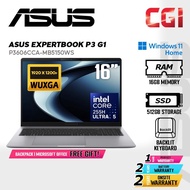 Asus ExpertBook P3 G1 Laptop Ultra 5 225H 16GB 512GB 16” WUXGA Win11Home 2Y Onsite with FREE Office 