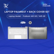 [New] HP ProBook 440 G8 Palmrest & Back Cover Set