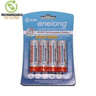 Battery Enelong AA Rechargeable Ni-MH 2100mAh 4 PCS Baterai