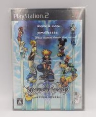 【收藏趣】PS2『王國之心2 國際版 FINAL MIX+』日版初回生產版 塑膠透明外套 附特典設定集 全新