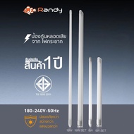 สั่ง6แถม6  Randy หลอดไฟ LED T8 หลอดไฟอย่างเดียว  9w 60cm 18W 120cm สว่างมาก หลอดไฟยาว มาตรฐาน มอก. ห