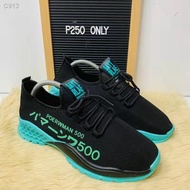 READY STOCK 2022 New kasut hitam lelaki breathable mesh casual shoes men kasut lelaki murah running shoes