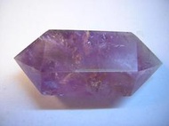 【采鑫坊】高檔紫黃水晶雙尖水晶柱(雙尖紫黃晶柱)~《低起標.無底價》長60mm~