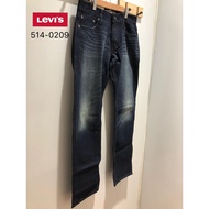 ETW [Taichung Store] American LEVI S LEVIS SLIM STRAI 514-0209 Brushed Jeans 30 Waist