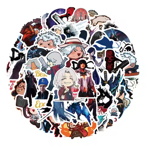50pcs Game Devil May Cry Decorative Stickers