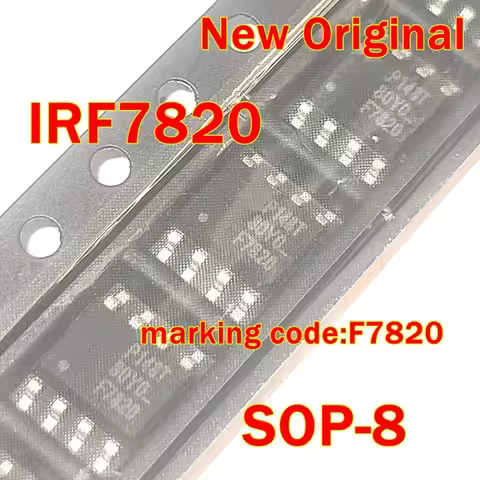 1pcs to 100pcs IRF7820TRPBF IRF7820PBF IRF7820 SOP-8 New Original marking code:F7820 Laptop processo