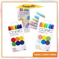 Copic Ciao Marker Pastel coloring pens set of 6 colors, premium Japanese coloring pens Copic marker