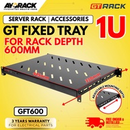 GT FIXED TRAY GFT600 DEPTH 400MM 1U – SHELF 1U EXTRA SHELF SERVER SHELF – ACCESSORIES SERVER RACK GT