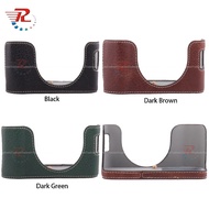 Leather Camera Half Case Cover Bag For Fujifilm X100VI X100 Mark VI Cameras