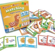 72 (36 Pairs) Spanish English Bilingual Alphabet Numbers Memory Matching Game Language Learning Game