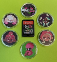 《現貨》 Splatoon 2 漆彈大作戰  amiibo 七月份 十二月份 代用卡