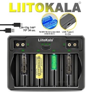 LiitoKala Lii-Dch 9V 26650 18650 21700 18500 26700 16340 22650 AA AAA C SC D 3.7V 1.2V แบตเตอรี่ลิเธ