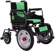 Electric Wheelchair Folding Motorized Power Wheelchairs, Fold Foldable Power Compact Mobility Aid Wheel Chair, Powerful Dual Motor Wheelchair