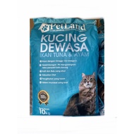 PetLand Chicken & Tuna Cat Food# Biru Repack (1kg-2kg)