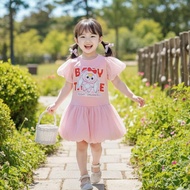 V58 ---FOAM COTTON DRESS Kids Girl
