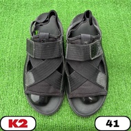 K2 Black Sandal 41