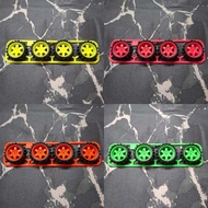 ● ♞TAMIYA 6 Spoke Large Diameter Fluorescent Mags (TE37 Mags)