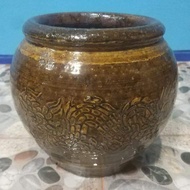 Dragon Jar 6 Inches Mouth 6 Height 7 Inches.