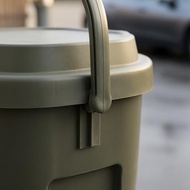 Lidded Plastic Pail with Lid Rectangular Pail Heavy Duty Pail Large Capacity Storage Container Easy 