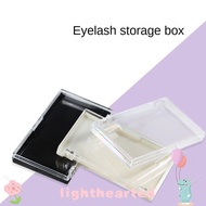 LIGHTHEARTED Eyelash Storage Box, Square Shape Plastic False Lashes Show Box,   Storage Box