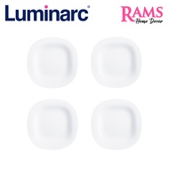 Luminarc 4 Pcs Tempered Glass Dessert Plate / Pinggan Kuih Kaca - Diwali 19cm / Carine 19cm / Everyd