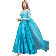 Halloween COS Frozen Elsa Elsa Princess Dress Adult European American Halloween cosplay Stage Perfor