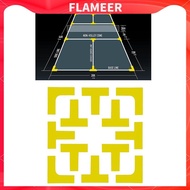 [Flameer] Pickleball Court Marker Kit Tennis Court Silicone Portable Accessory Lines