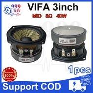Pembesar Suara 999DIY VIFA 3 inch 8Ω 40W Midrange Speaker Car Speaker Car Audio Speaker Accessories 