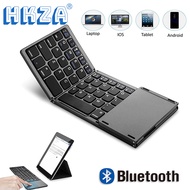 【Worth-Buy】 /spanish/english Mini Folding Keyboard Wireless Bluetooth Keyboard With Touchpad For Ios13 Phone