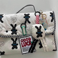 Korean Niche Blogger Tablet PC Bag ipad Bag Cute Rabbit Notebook Portable Storage Bag Liner Bag