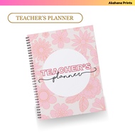 PLANNER 2025 | TEACHER PLANNER | FLORAL NOTEBOOK | CUSTOMIZABLE PLANNER