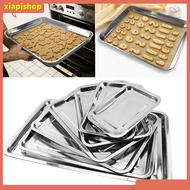 XIAPI+ Stainless Steel Rectangular Grill Fish Baking Tray Plate Pan Kitchen Supplies