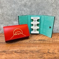 【皮革零錢包 / 日幣零錢包 / 日幣收納 / 短夾 / 三折錢包】