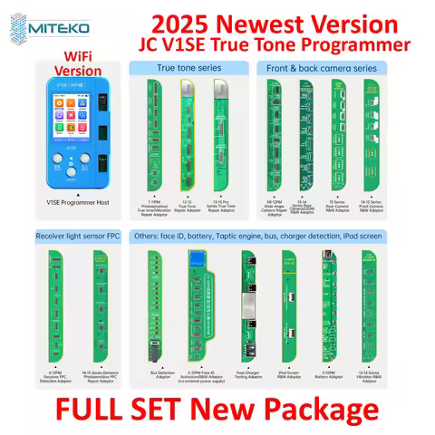 JC V1SE 2025 Programmer Dot Projector Photosensitive Original Color Touch Shock Battery Fingerprint