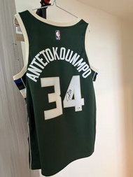 NBA字母哥親筆簽名球衣(Fanatics認證)