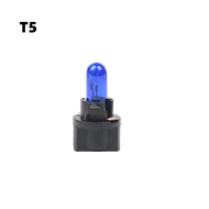 10pcs T5 T10 LED 12V/24V 1.2W 2W xe nội thất ô tô đèn dụng cụ bóng đèn bảng điều khiển đèn nhiều màu