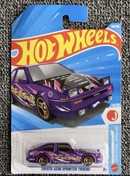 Hot Wheels Toyota AE86 Sprinter Trueno 198/250 hotwheels 頭文字D 紫色特別版 車仔 模型車