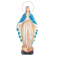 Patung Bunda Maria Mantila Putih 1 Meter - Patung Rohani