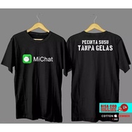 MICHAT T-SHIRT FOR MILK LOVERS WITHOUT A GLASS MICHAT T-SHIRT/
