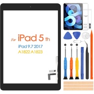 A1822 A1823 Screen Replacement, for iPad 2017 5th Generation Touch Screen 9.7 inch Digiziter Touchsc